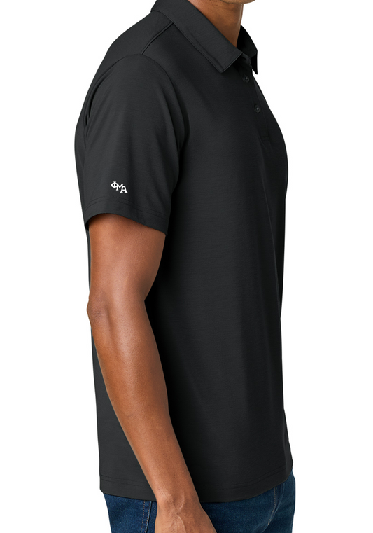 The North Face® Canyon Crest Polo Black - SLEEVE Decorated