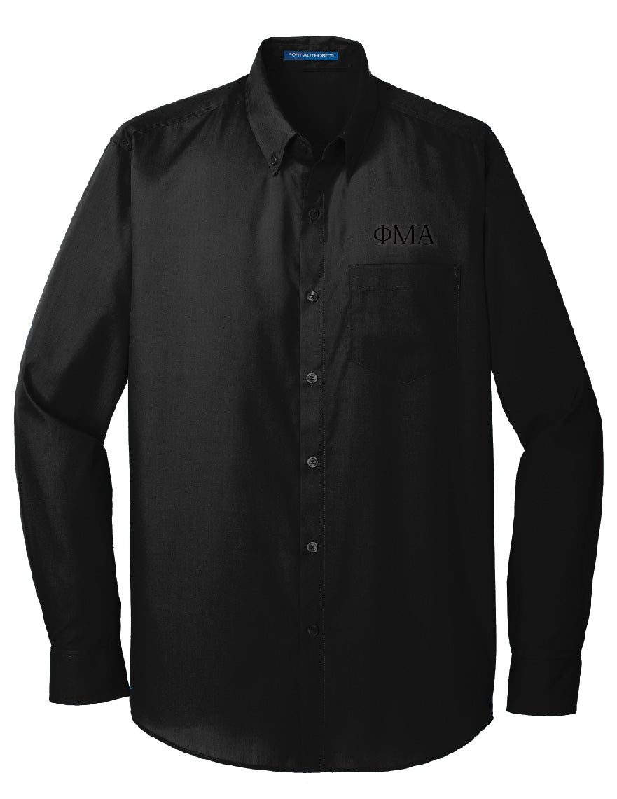 Concert Black Poplin Dress Shirt