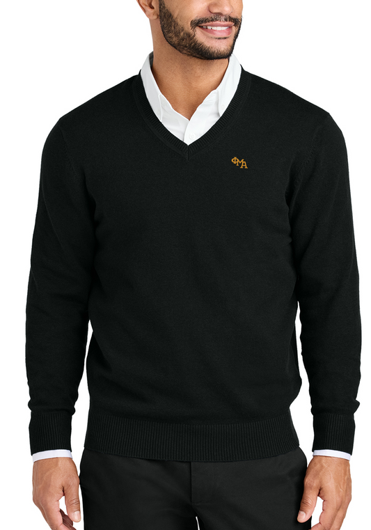 CHEST Decorated V-Neck Sweater