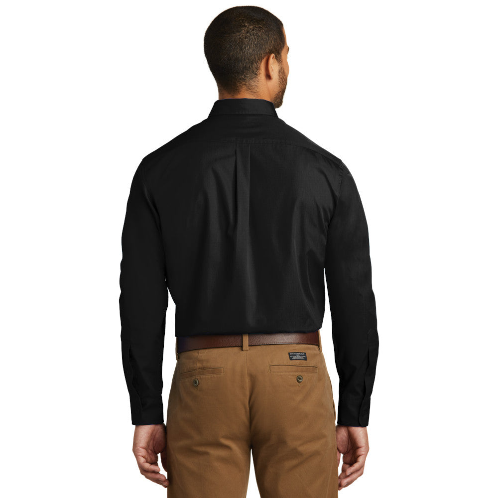 Concert Black Poplin Dress Shirt