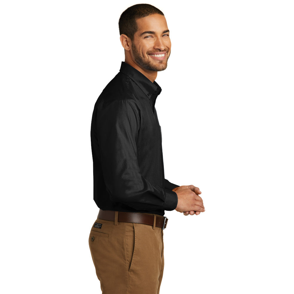 Concert Black Poplin Dress Shirt