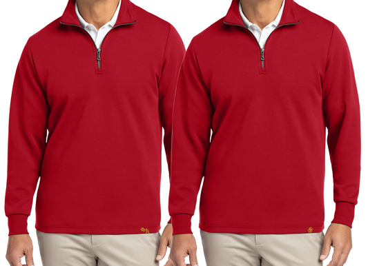 Brooks Brothers® HEM Decorated Double-Knit 1/4-Zip