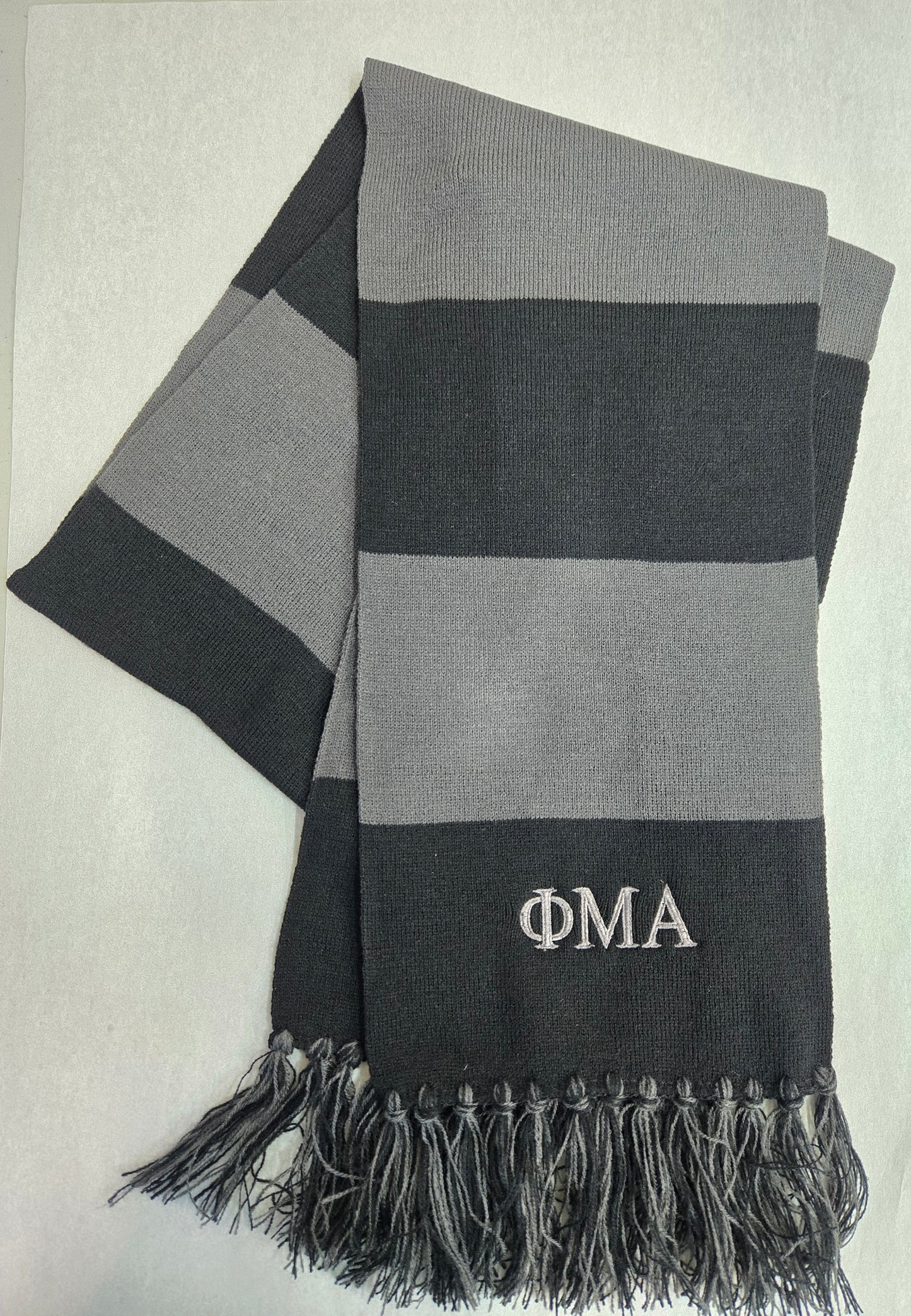 Spectator Scarf with traditional Greek Letter