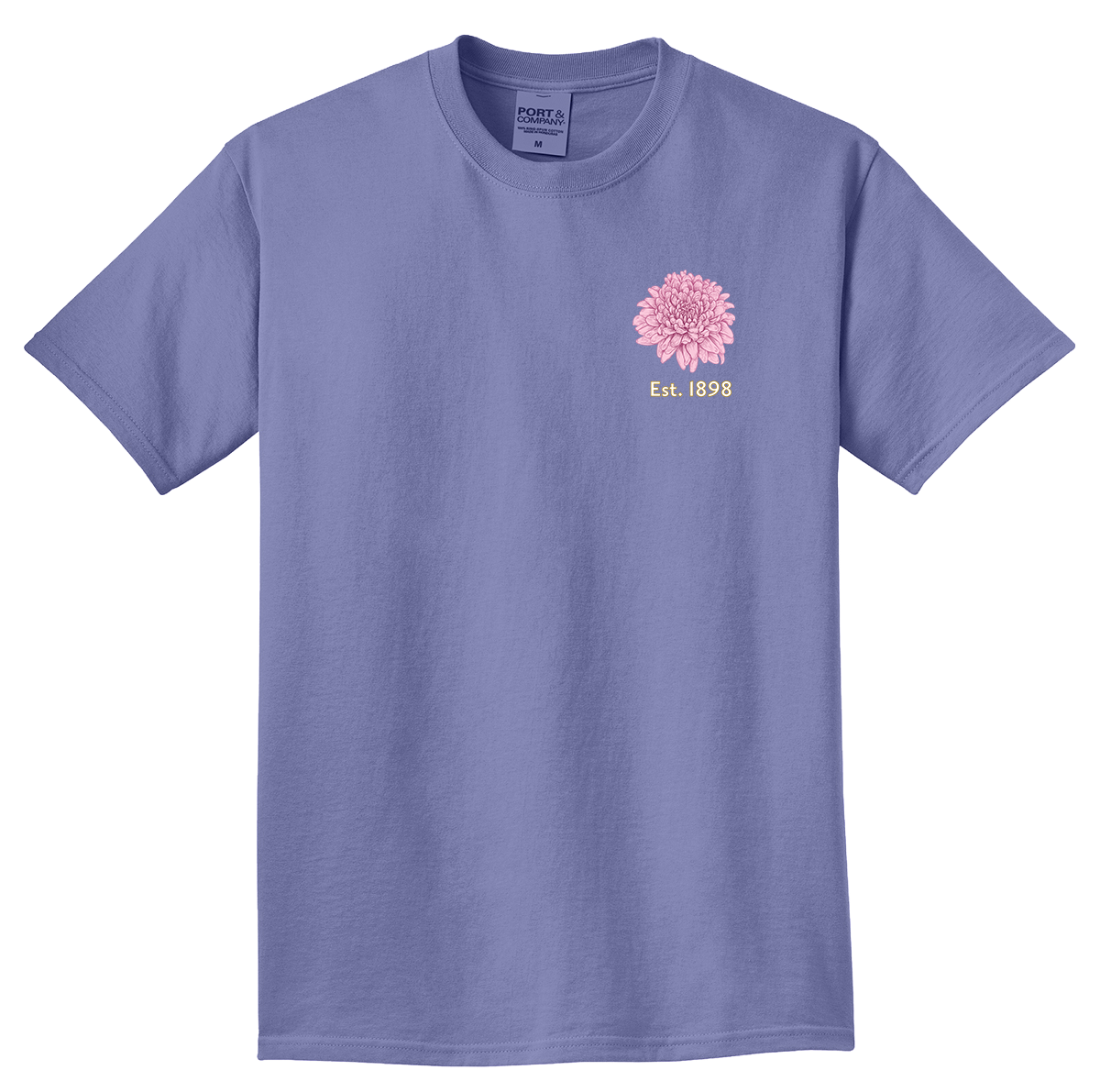 Chrysanthemum - Pink Left-Chest