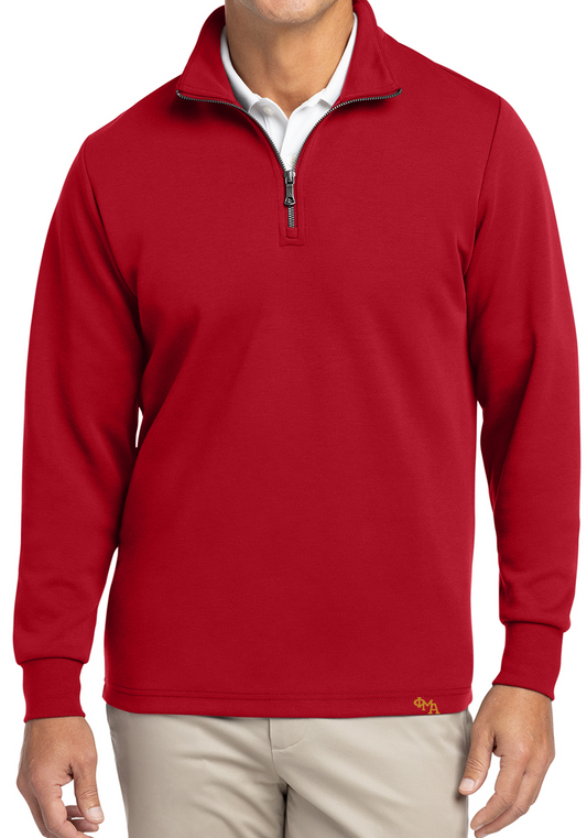 Brooks Brothers® HEM Decorated Double-Knit 1/4-Zip
