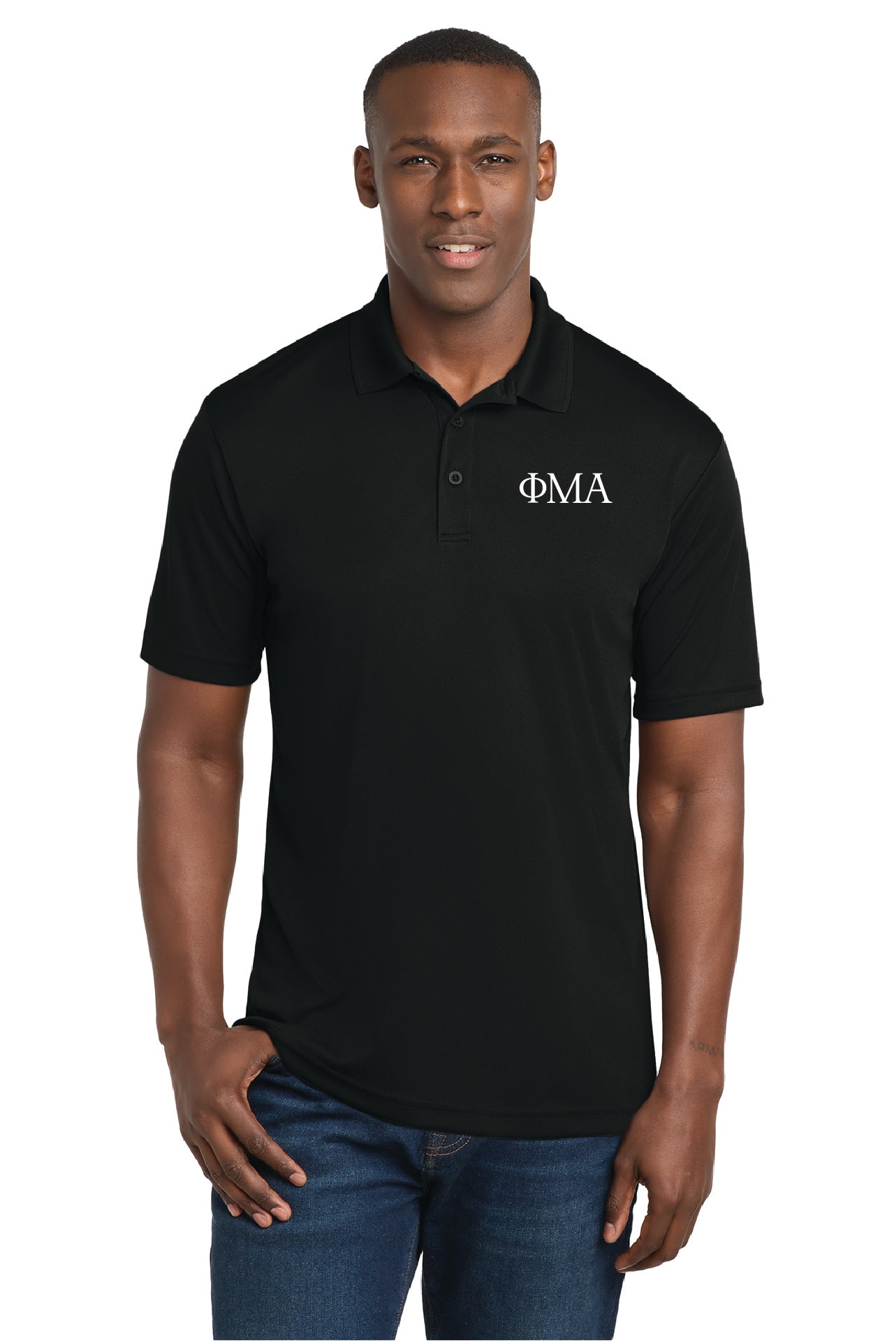 Performance Polo Shirt, Black