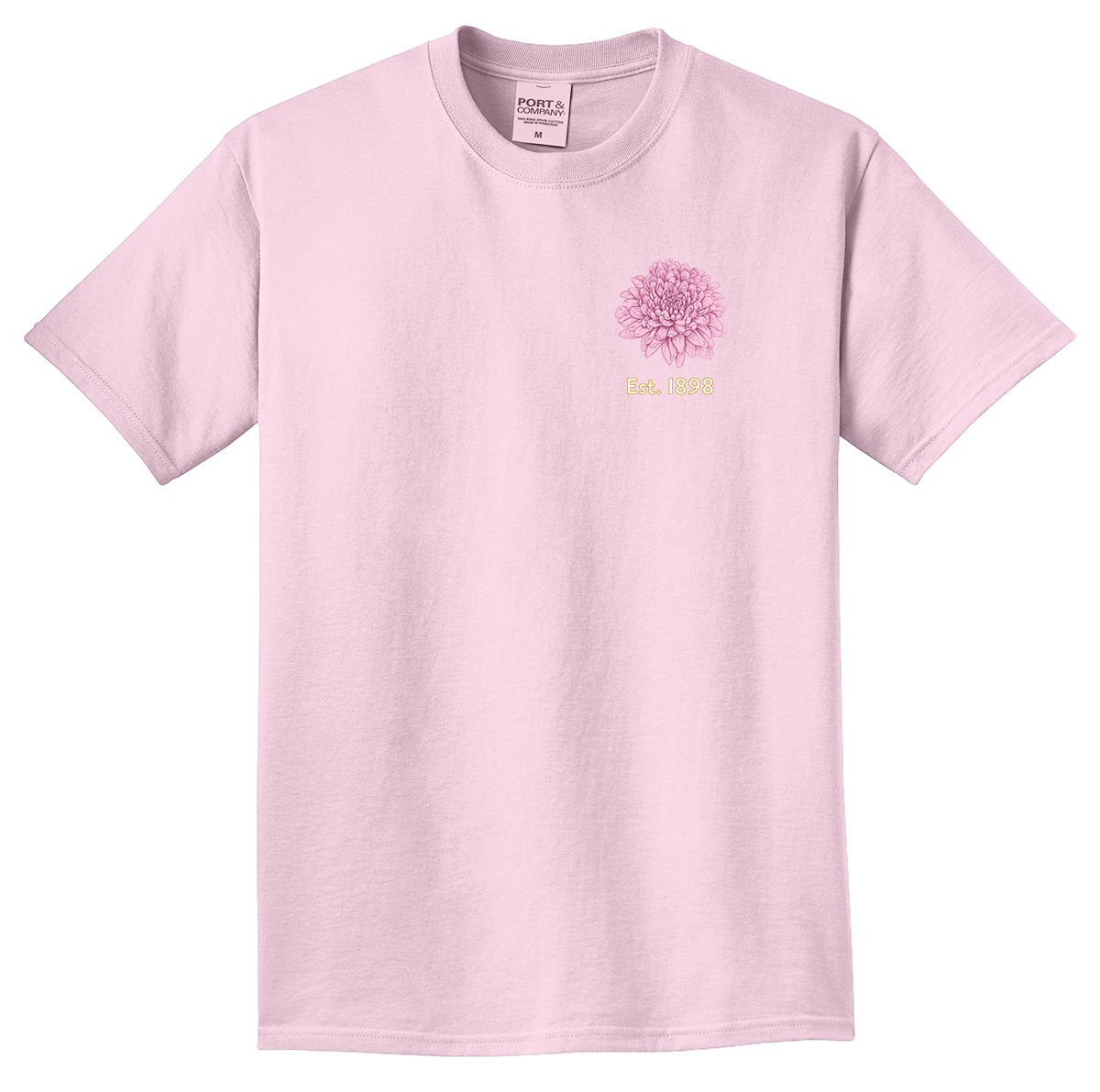 Chrysanthemum - Pink Left-Chest