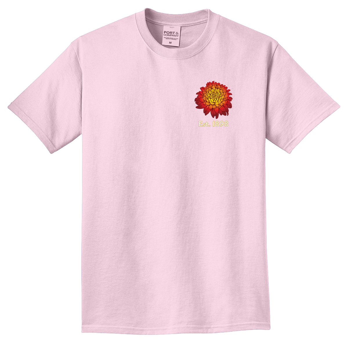 Chrysanthemum: Red Left-Chest