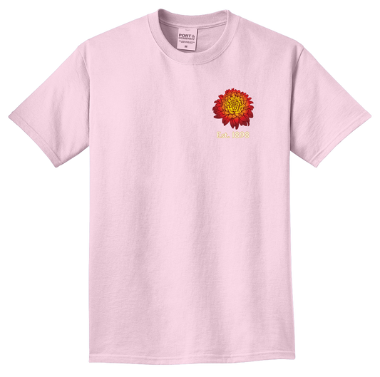 Chrysanthemum: Red Left-Chest