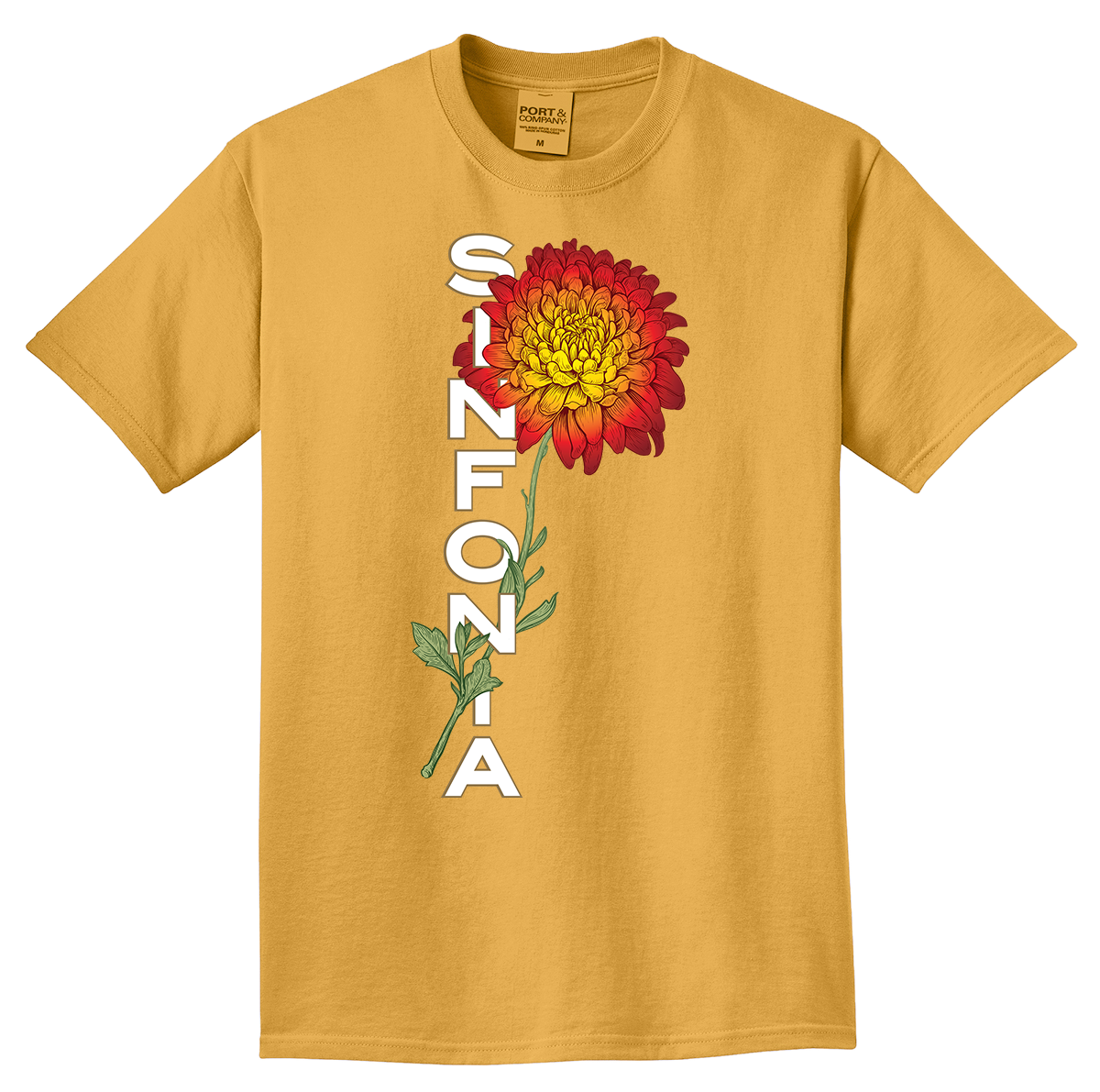 Chrysanthemum - Red Vertical