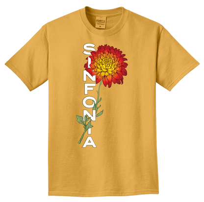 Chrysanthemum - Red Vertical