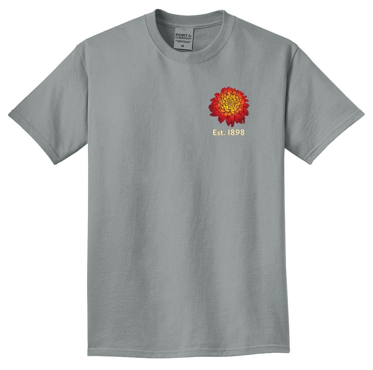 Chrysanthemum: Red Left-Chest