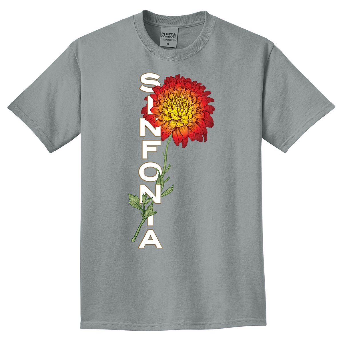 Chrysanthemum - Red Vertical