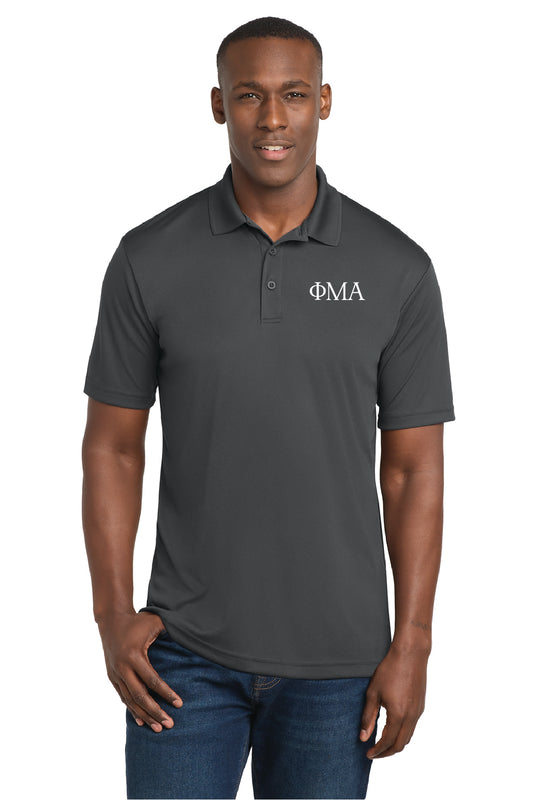 Performance Polo Shirt, Iron Gray
