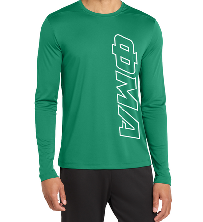 Tempo: VERTICAL GREEK OUTLINE - LONG SLEEVE Sport-Tek® Posi-UV® :