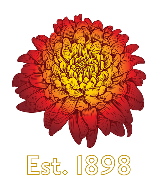 Chrysanthemum: Red Left-Chest