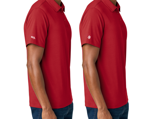 The North Face® Canyon Crest Polo RED - SLEEVE Decorated