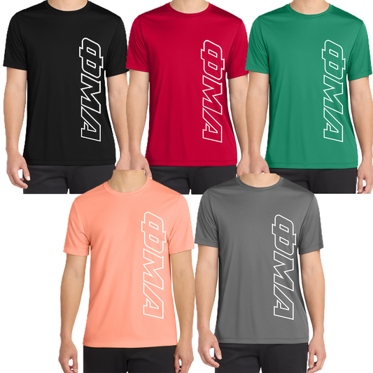 Tempo: OUTLINE LETTERS- SHORT SLEEVE Sport-Tek® Posi-UV®