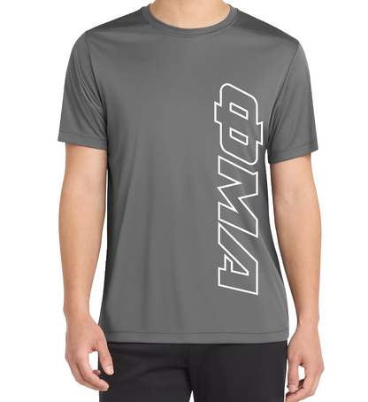 Tempo: OUTLINE LETTERS- SHORT SLEEVE Sport-Tek® Posi-UV®