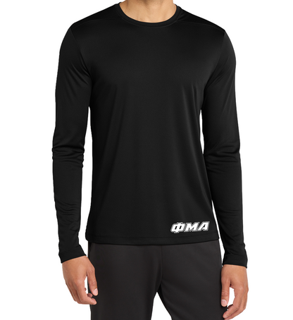 Tempo: GREEK LETTER - LONG SLEEVE Sport-Tek® Posi-UV® - Bottom Hem