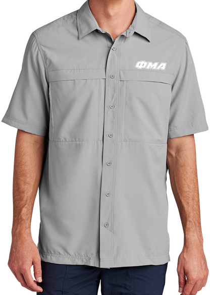 Tempo: GREEK LETTER UV Protection Vented Shirt