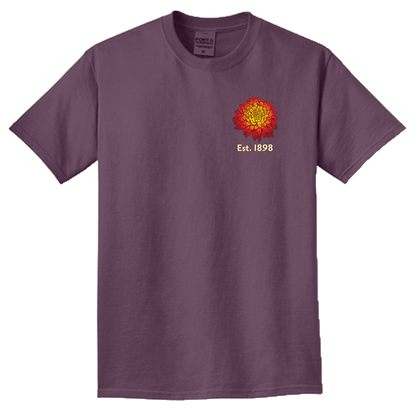 Chrysanthemum: Red Left-Chest