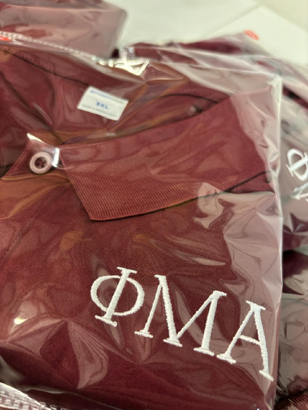Performance Polo Shirt, Maroon